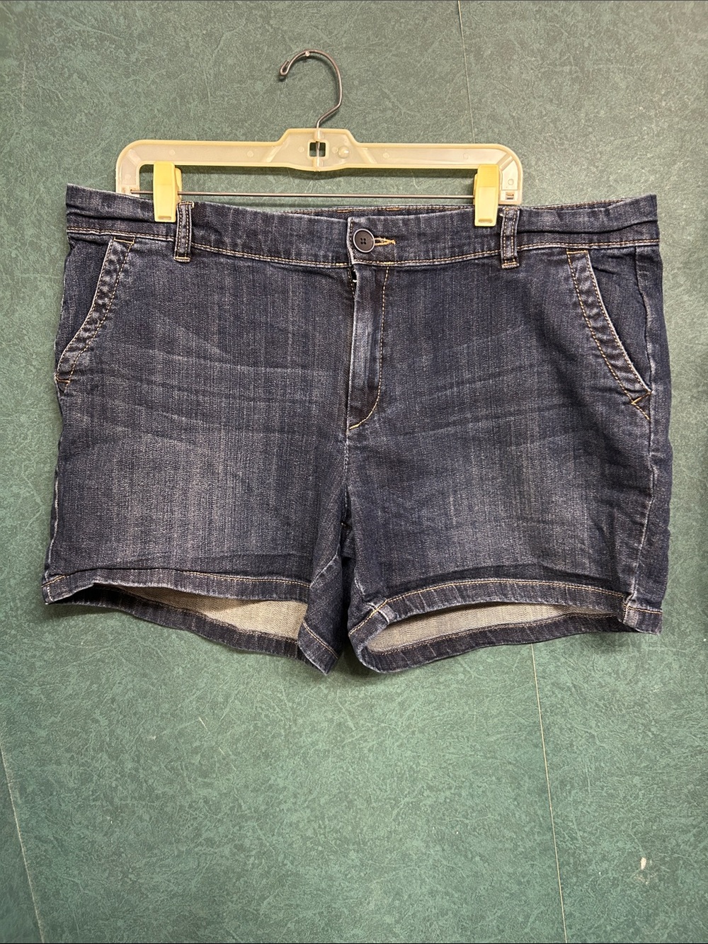 Liz Claiborne Dark Blue Denim Jean Shorts